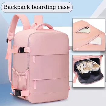 Zaino da viaggio versatile, 180 ° Borsa da viaggio espandibile, borsa con scomparto per laptop per viaggi d'affari e di piacere