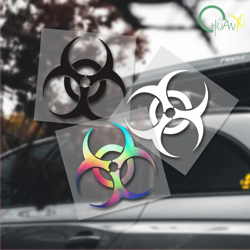 Cool Biohazard Avvertimento Adesivi Motocross Segnale Di Pericolo Decalcomanie Bicicletta Da Corsa Serbatoio Carburante Corpo Fuoristrada Moto Casco D