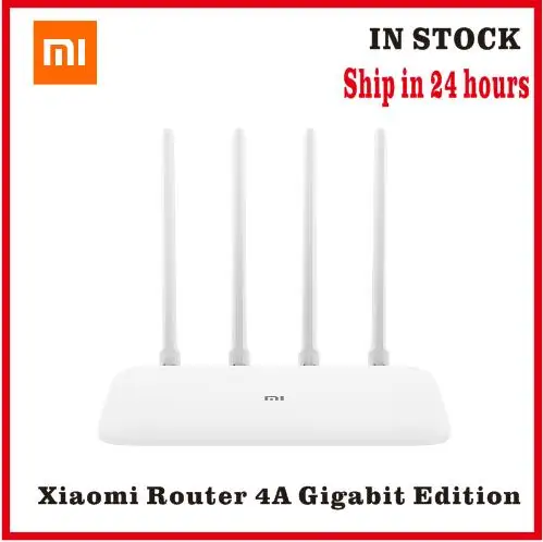 

Xiaomi Mi Router 4A Gigabit Edition 2.4G 5GHz 1167Mbps WiFi Repeater High Gain 4 Antenna Network Extender Smart Home Remote