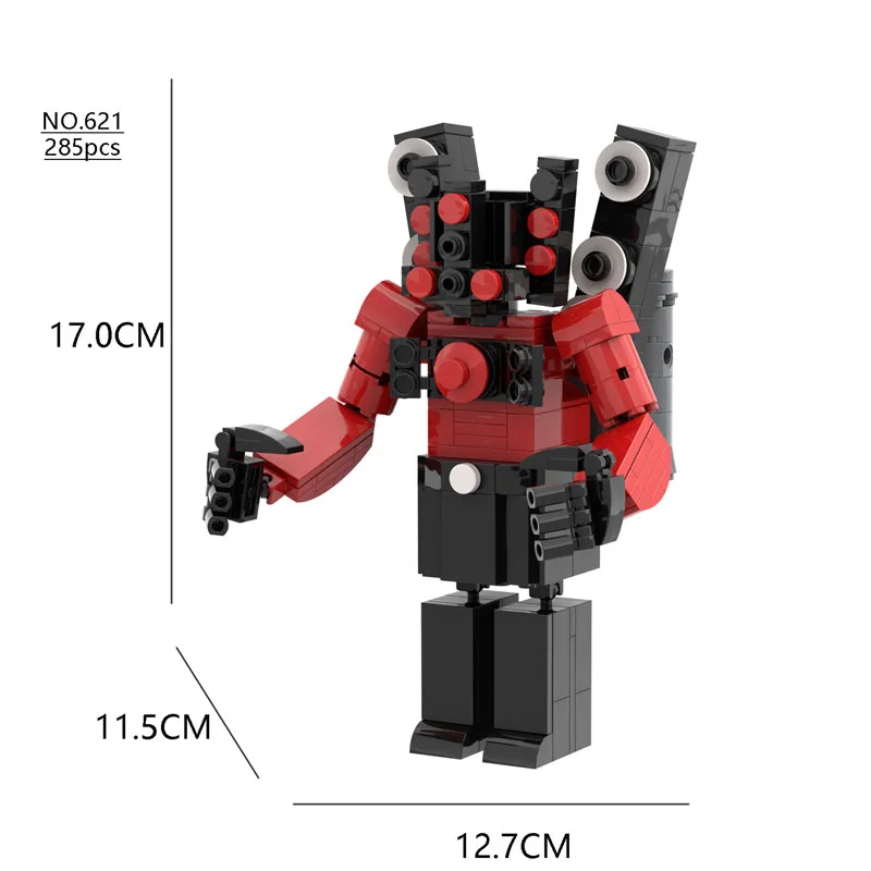 

Skibidi Toilet Action Figures Model builing Blocks Camerman Titan Speakerman Surveillance Man TVMan Boys Toys For Kids Gifts