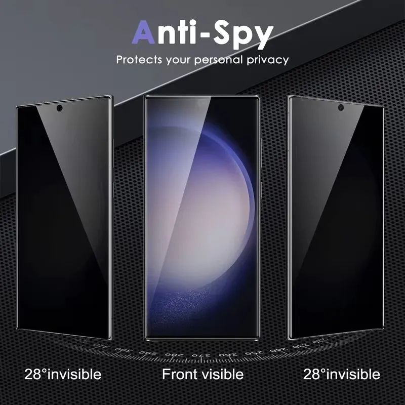 Matte Ceramic Privacy Screen Protector - 4 Pack, Anti-Spy Film