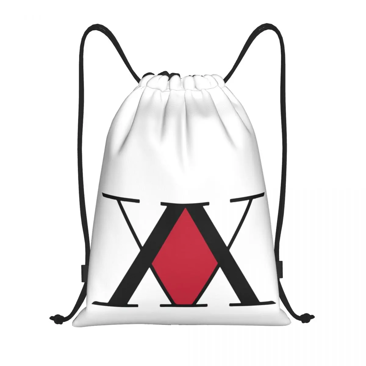 

Hunter X Hunter Hisoka ALphabet 7 Drawstring Bags Gym Bag Top Quality Backpack Humor Graphic Drawstring Backpack Durable