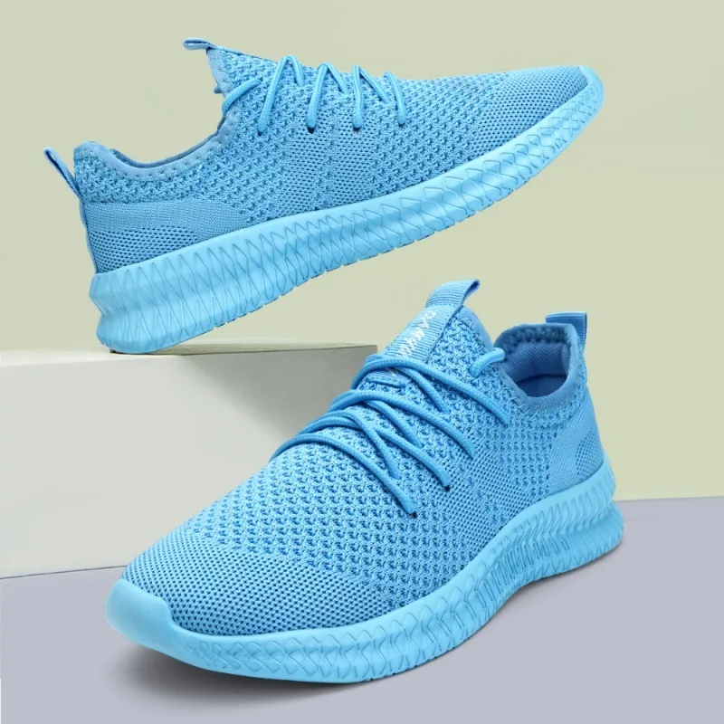 Damyuan Women's Sneaker New Fashion Breathable Trainers Comfortable Sneakers Mesh Lace Up Women's Tennis Footwear