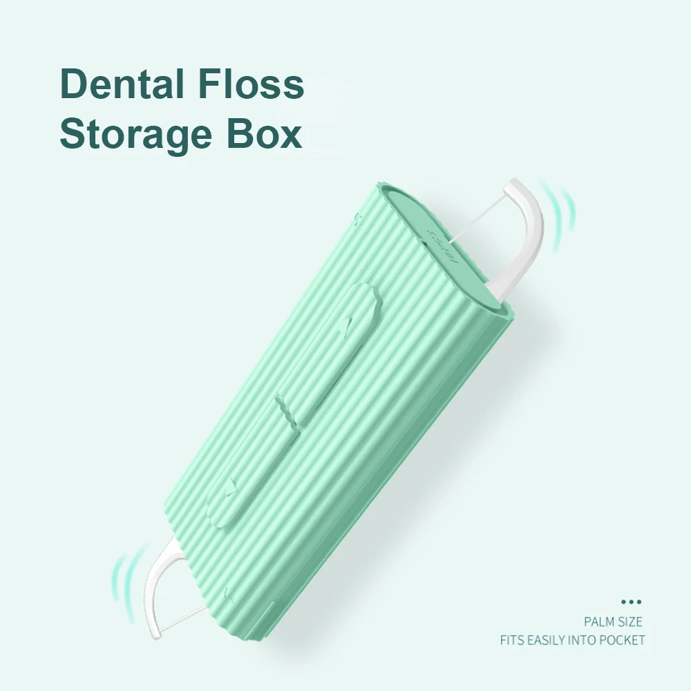 Dental Floss Push Pull Portable Dental Floss Storage Box Hilo Floss Teeth Cleaning Tooth Pick Disposable Toothpicks With Teeth Sticks
