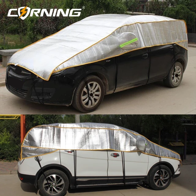Waterproof Outdoor Half Car Cover Awning Anti Hail Shade Windshield