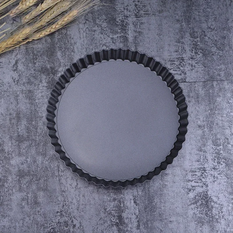3 Inch Kitchen Non-stick Carbon Steel Cake Molds Bottom Tart Plate Round Lace Pizza Egg Tart Pie Tray Home Oven Cake Tools cake cutter