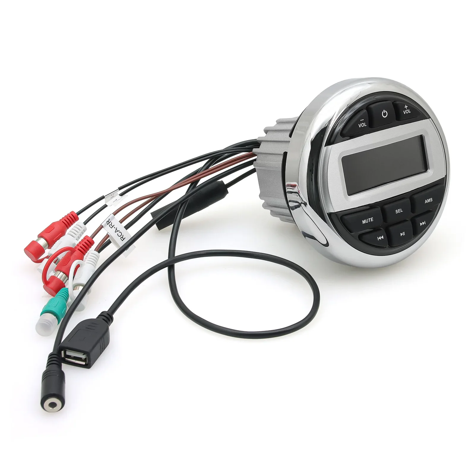 Boat Radio Media Player Marine Stereo MP3 Waterproof Bluetooth-compatible Audio