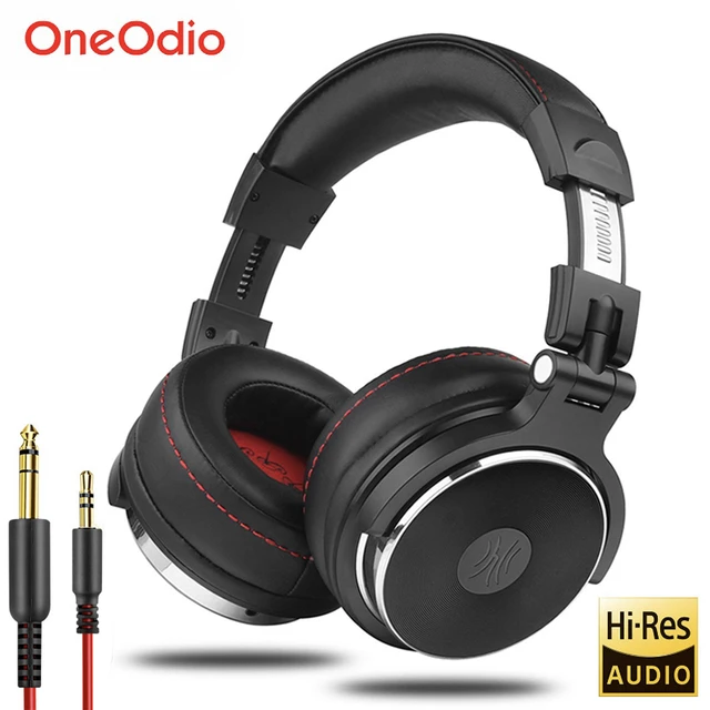 Cascos Inalámbricos Profesional Para DJ Musica De Estudio Auriculares Con  Cable