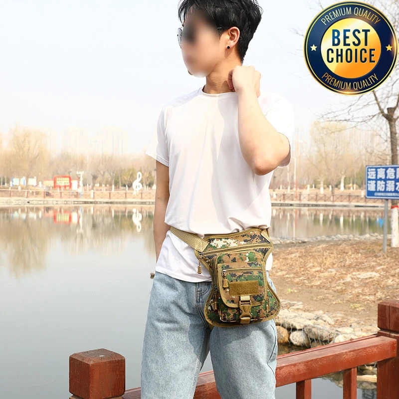 Waterproof Camouflage Motorcycle Leg Bag
