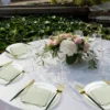 100PCS Green Paper Cocktail Napkins Disposable 3 Ply Beverage Embossed Wedding Soft for Birthday Dinner Party Bridal Shower 4