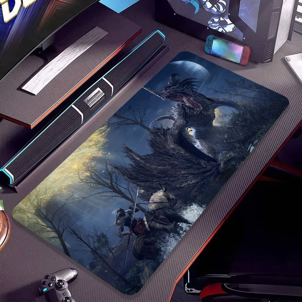 Mouse Pad Game E-Elden Rings Mousepad Large Gaming Compute Gamer PC Keyboard Mouses