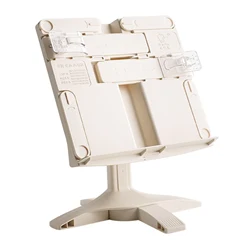 Adjustable Multifunctional Bookshelf Stand and Book Holder (Yellow)