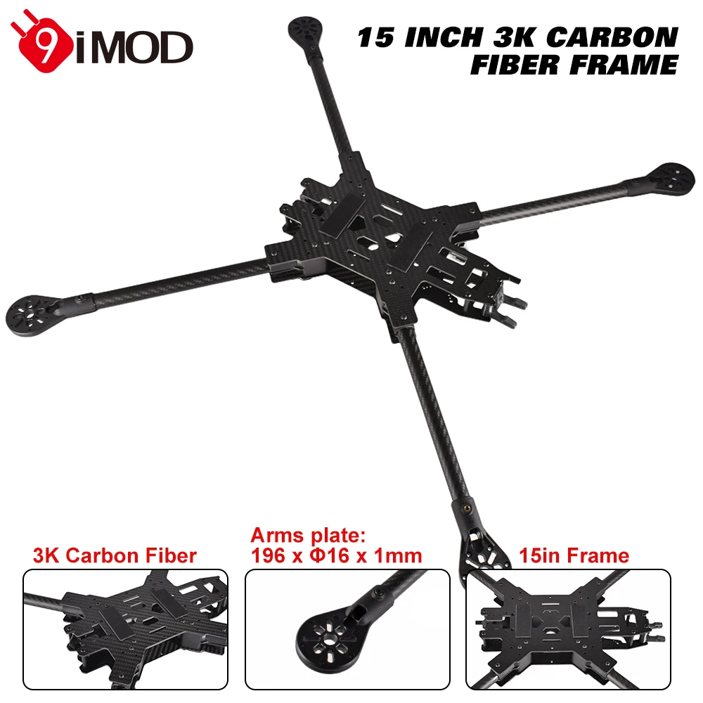 15-inch 580mm FPV Drone Frame 3K Carbon Fiber Racing Freestyle Chassis