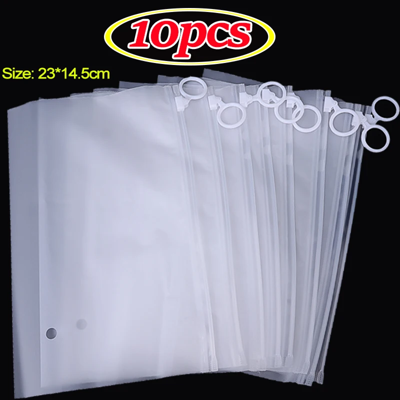 

Large & Small Waterproof Transparent Storage Bag Plastic Zipper Portable Storage Bag Cosmetics Jewelry Packaging Dustproof Pouch