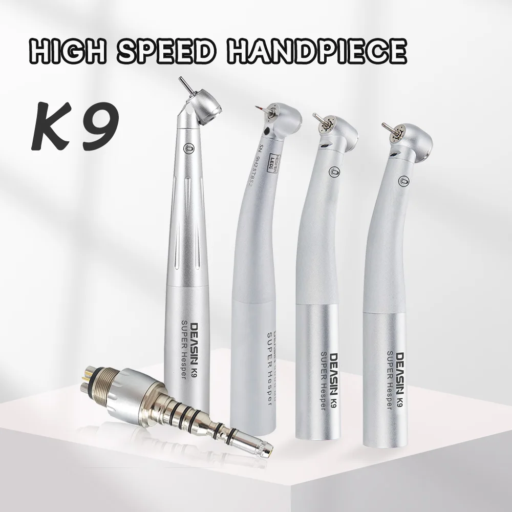 Dental torque mini 45 degree Dental High Speed Fiber Optic LED Turbine Handpiece For KAVO Coupler 6 Holes Dental Material Tools