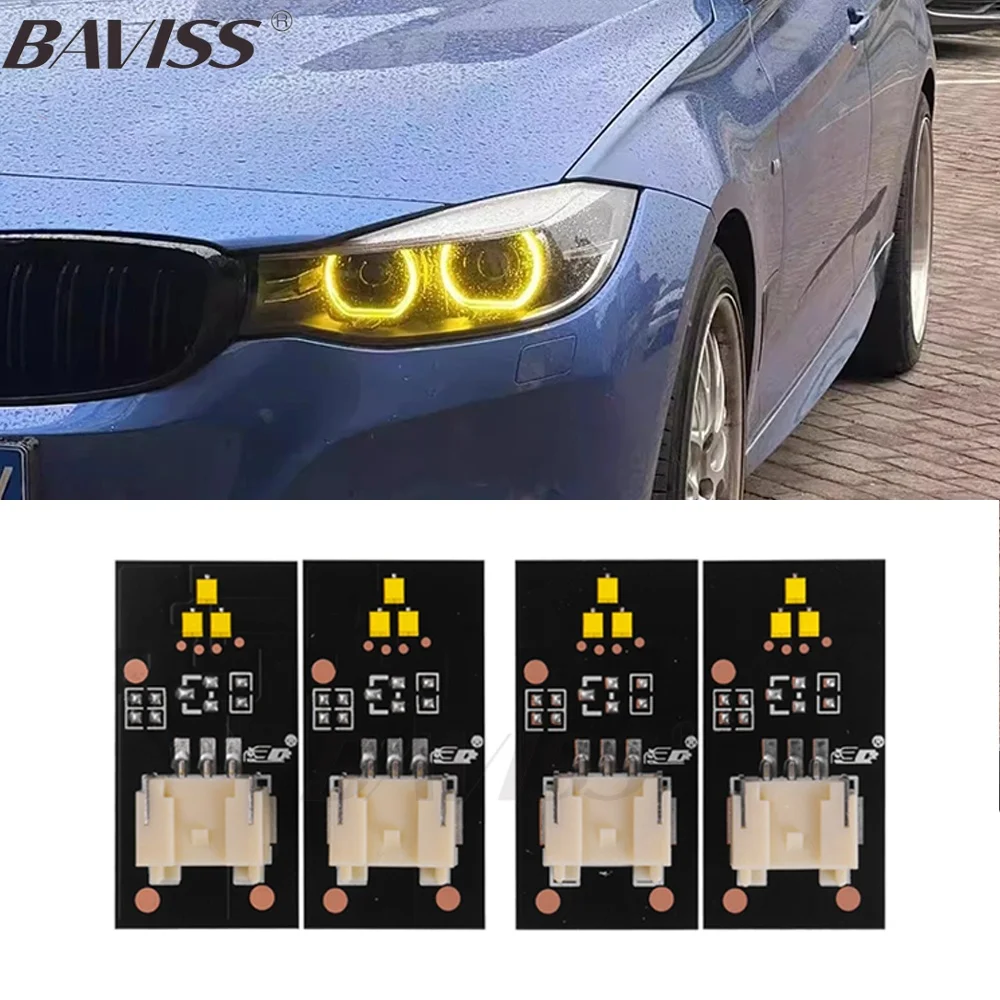 イエローエンジェルアイズライト BMW 3 シリーズ F30 F31 F34 フェイス