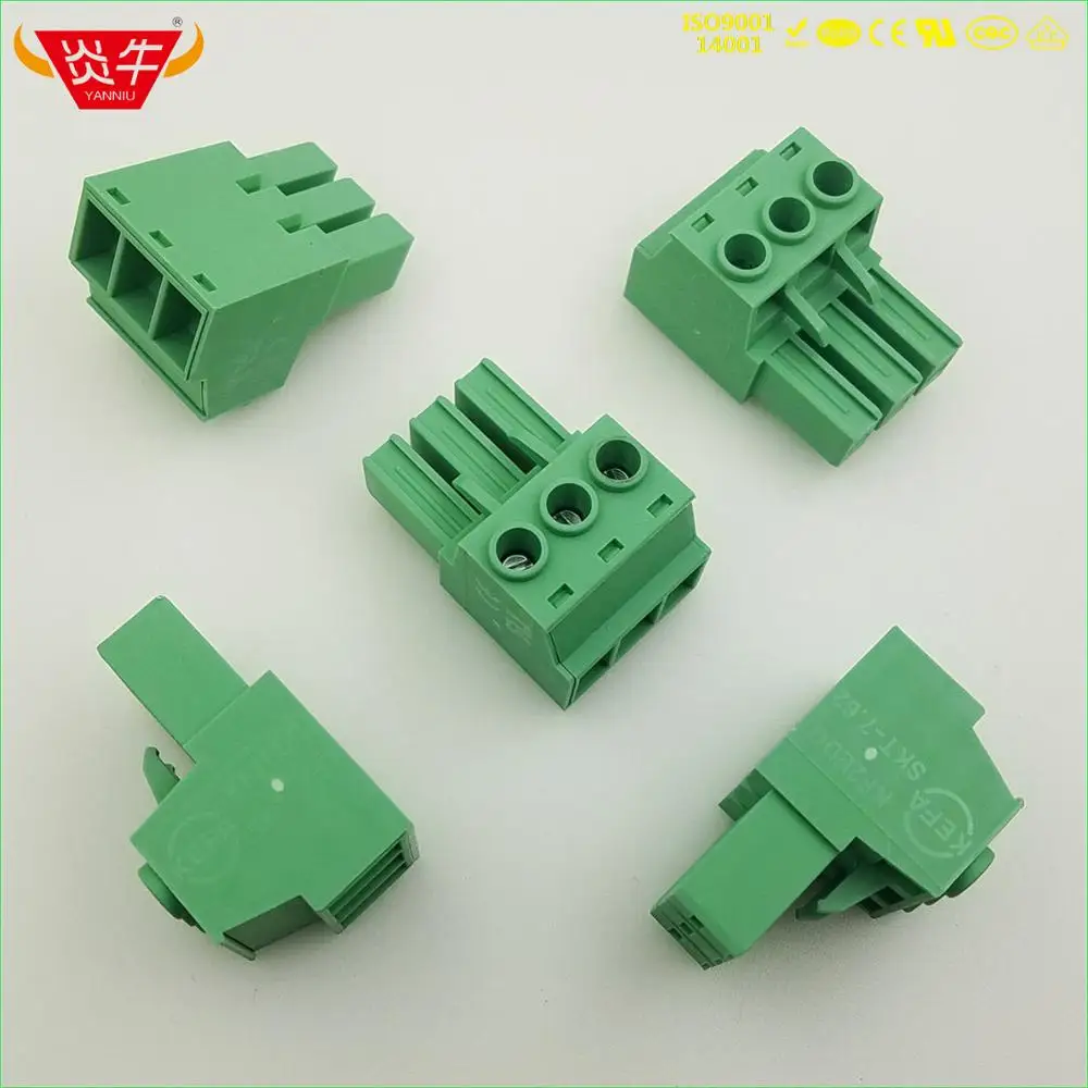 10Pcs KF2EDGSKT 7.62 2P ~ 12P PCB CONNECTOR PLUG-IN TERMINAL BlOCK 5EDGKT 7.62mm 2PIN ~ 12PIN PC 5 ST1  PHOENIX CONTACT DEGSON 10pcs kf2edgsrm 7 62 2p 12p pcb connector plug in terminal block 5edgrm 7 62mm 2pin 12pin pc 4 st phoenix contact degson