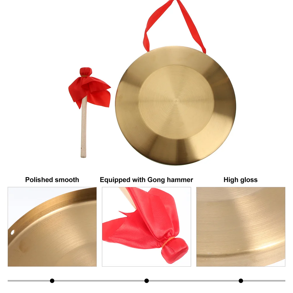 Gong Band Saucers Japanese Gongs Wind for Outdoor Musical Instrument Playset Concentrate Toy