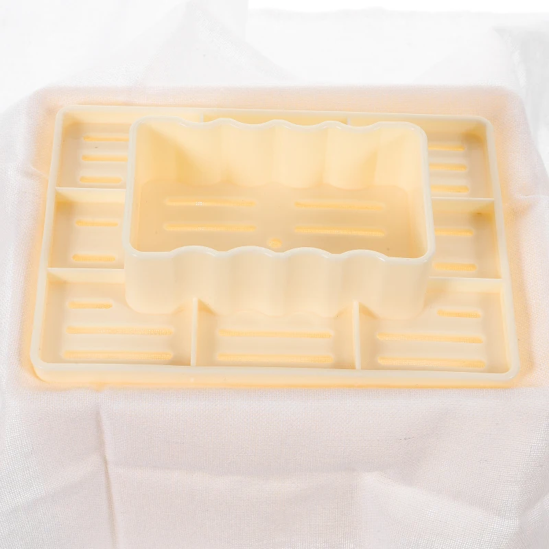 Description Picture 6 of itemTofu Mold Plastic Curd Maker Strainer Soybean Curd Tofu Pressing Moldss Maker Making Mold With Cheese Cloth Kitchen Cooking Tool