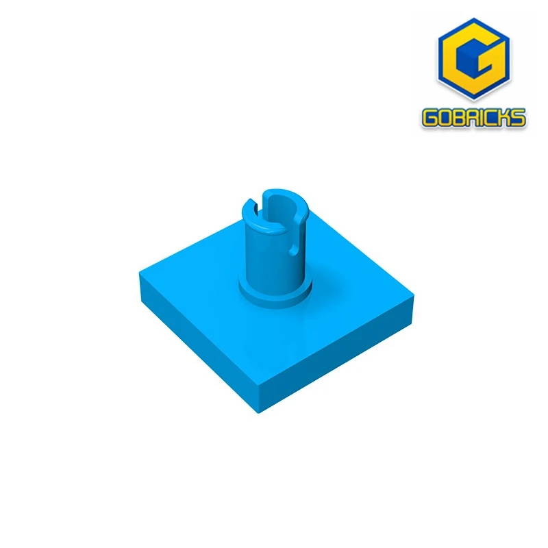 Gobricks GDS-932 Fliese, modifiziert 2x2 mit Stift kompatibel mit Lego 2460 DIY Bildungs bausteine technisch