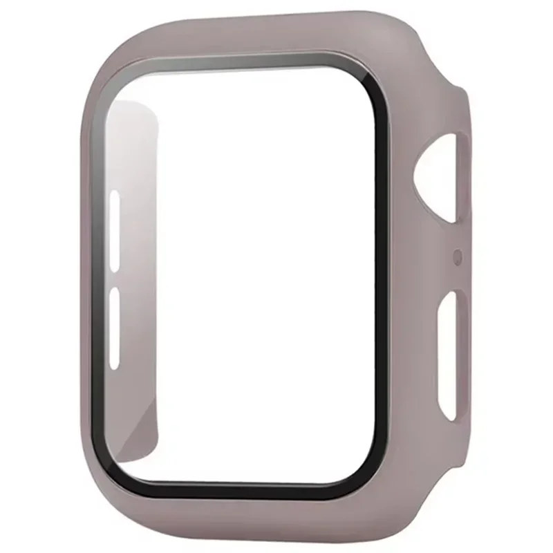 PC Case For Apple Watch 11 42mm 46mm 2025 Matte Hard bumper Screen Protector Tempered Glass+Cover iWatch series 10 Accessories