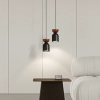 Tête de lit LED minimaliste pour chambre à coucher moderne tout en cuivre, lustre italien personnalisé et Simple pour salle à manger, comptoir de Bar créatif 2