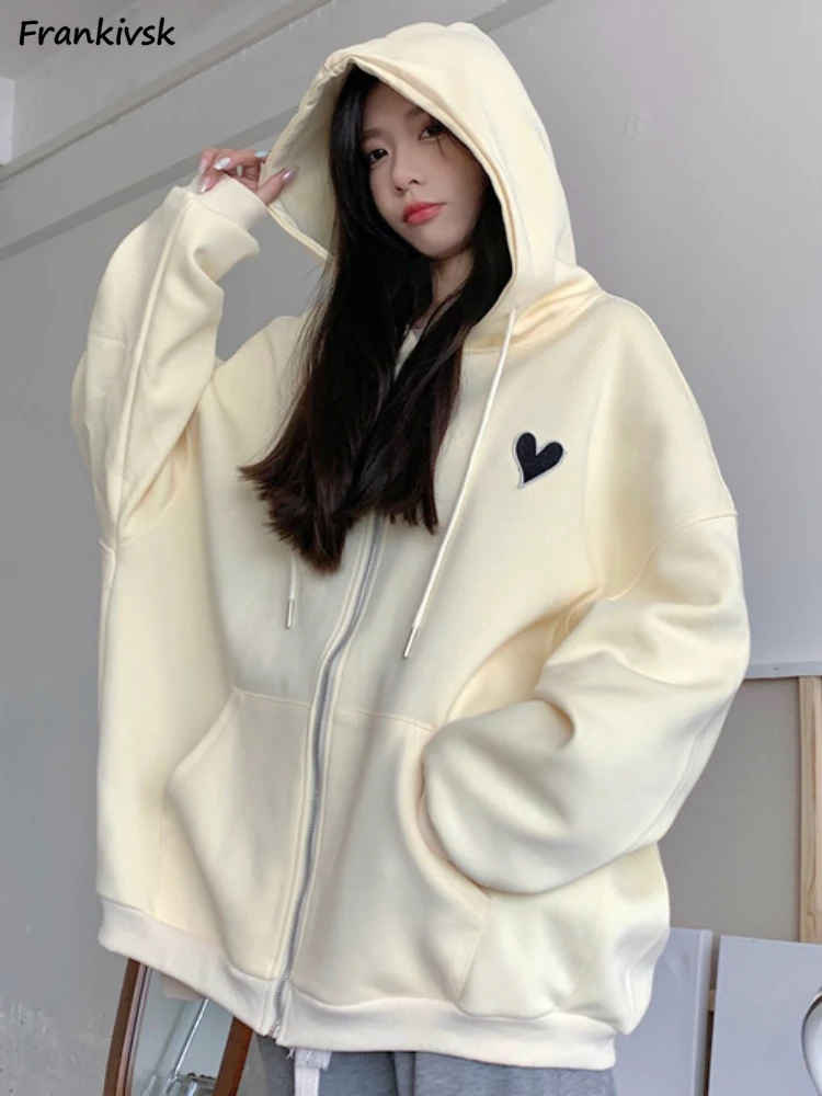 

Jackets Women Pattern Hooded Cozy Trendy Classic Autumn Students Bright Youthful Vitality Streetwear Daily Elegant Stylish Ins