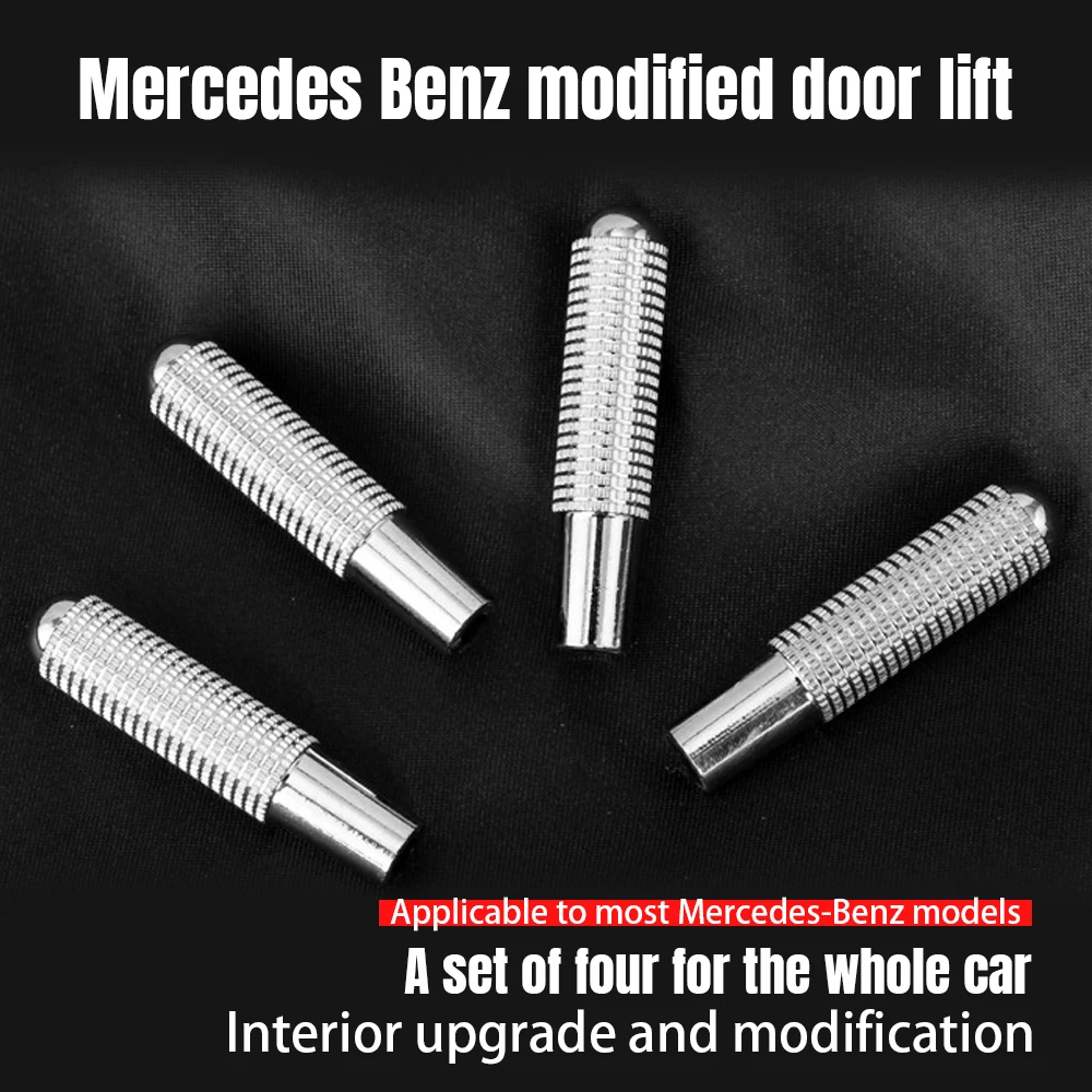 Aluminum Alloy Car Door Bolt Lock Pin Doors Bolt For Mercedes Benz C W205 GLC GLE E W213 CLA GLA A Class Modified Accessories Car Door Lock Pins Car Interior Accessories Car Exterior Accessories
