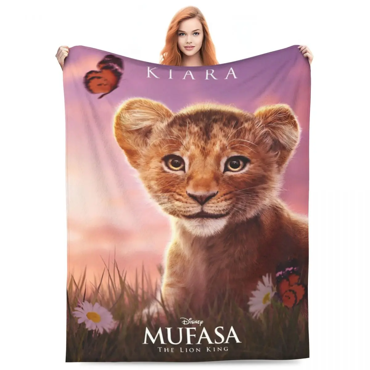 Castle Fairy Sherpa-Überwurfdecke Mit Tiger-Motiv – 127 X 152,4 Cm, Kuschelig & Doppelseitig