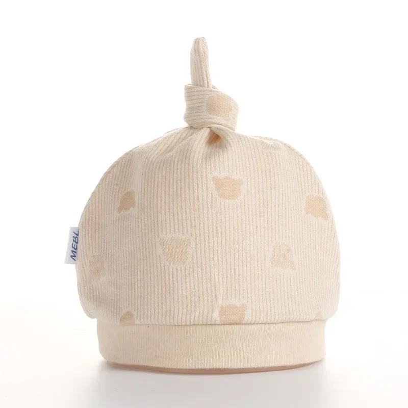 

Baby Spring and Autumn Newborn Color Cotton Tire Cap Autumn Full Moon Male and Female Baby Cap Pure Cotton