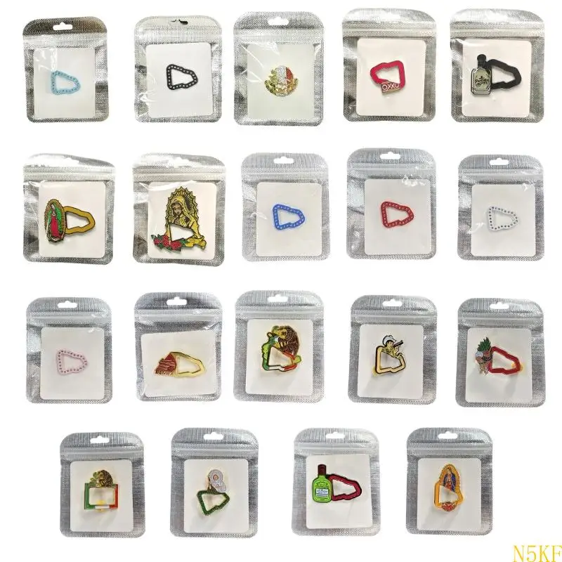 N5KF Multi-use Hat Pins Enamel Badge Stylish Clothing Accessories Casual Hat Ornament