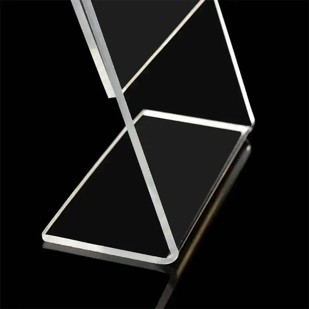 1pcs L-shape Acrylic Menu List Price Card Sign Frame Clear Poster Picture Display Holder A5 acrylic display holder