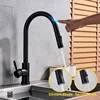 Pull Out Sensor Black Kitchen Faucet Sensitive Touch Control Faucet Mixer For Kitchen Touch Sensor Kitchen Mixer Tap 1