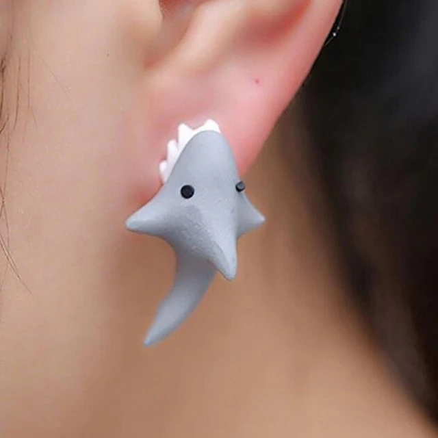 Boucles D’oreilles Dinosaure – Argent Sterling 925 – Paillettes – Cadeau Femme, Anniversaire, Saint-Valentin
