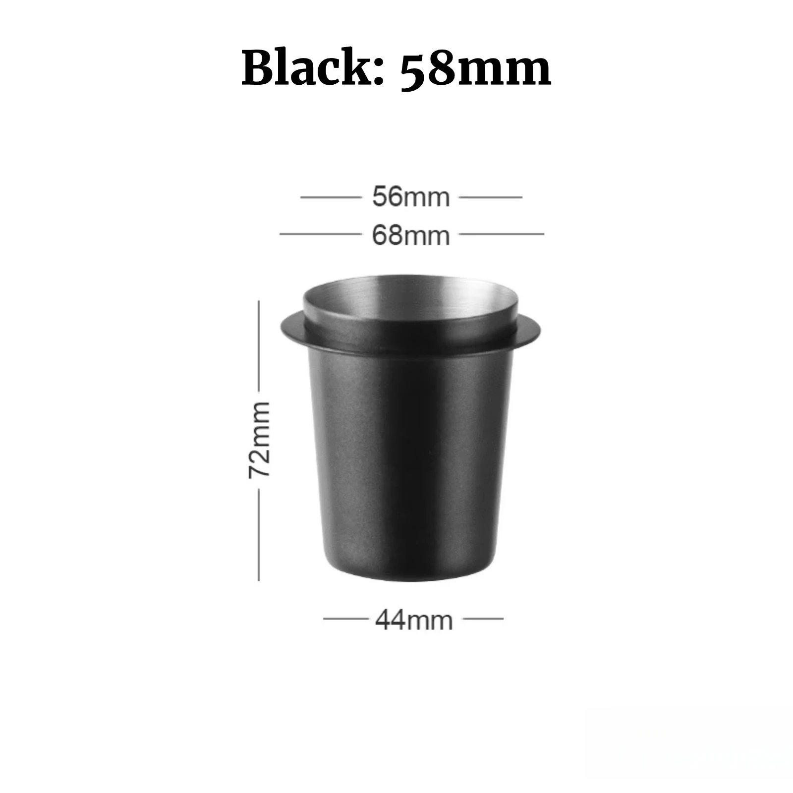 Stainless Steel Coffee Dosing Cup - Precision Measuring Tool for Espresso and Barista Prep