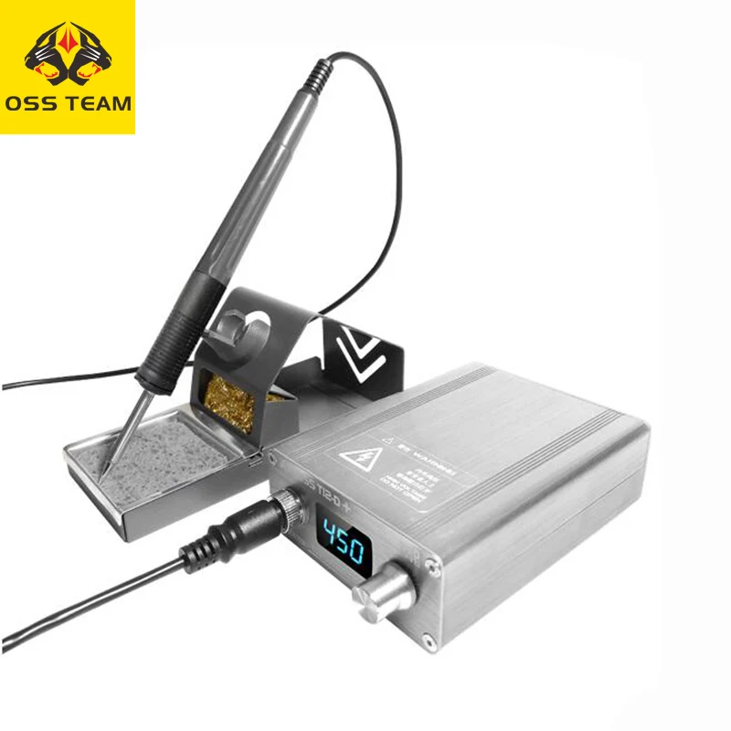 OSS T12-D+ Electric Soldering Station With T12 Tips For Mobile Phone Motherboard Repair Soldering Iron Fast Heating Welding Kits 1