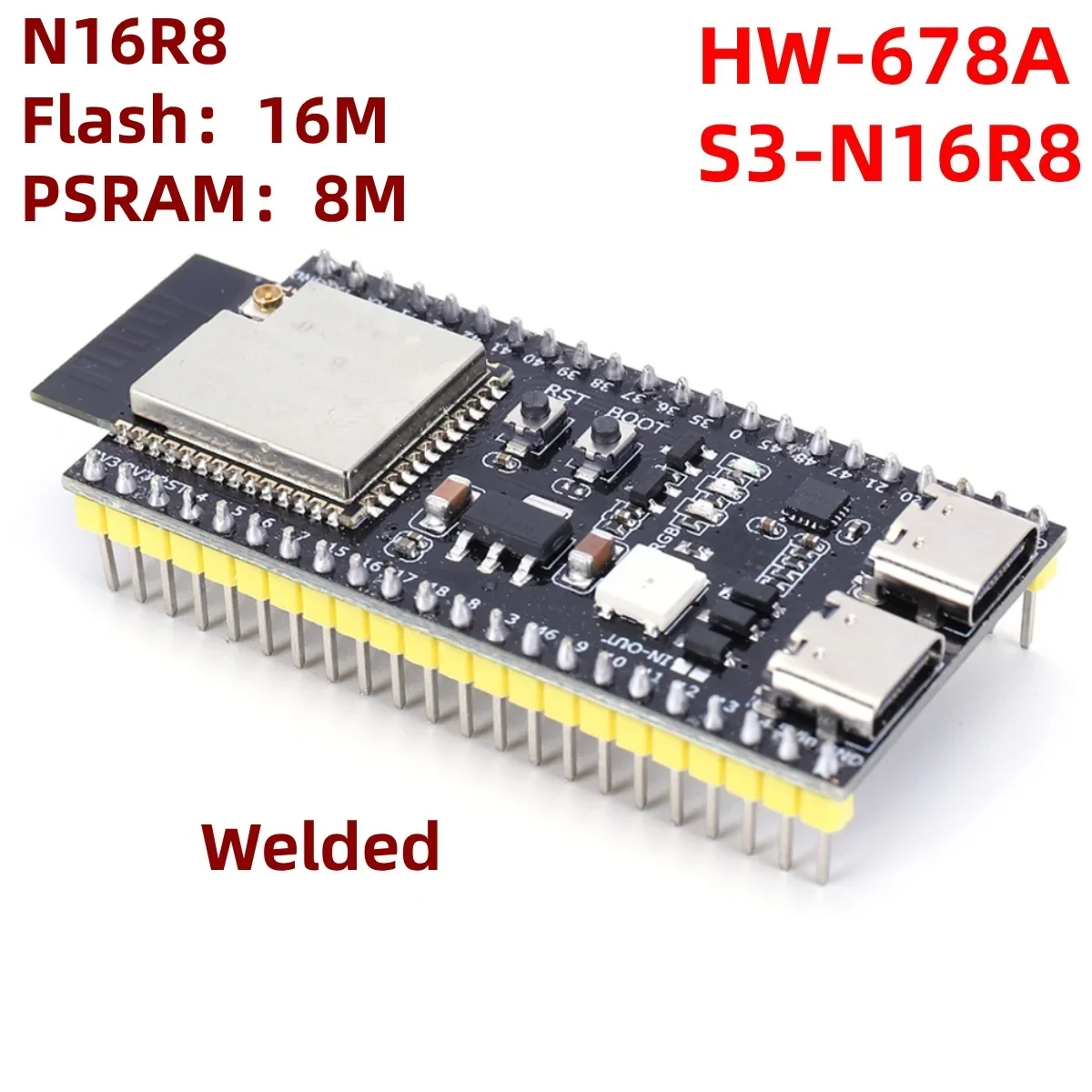 ตัวเลือกสินค้า บอร์ดพัฒนา ESP32 S3 สำหรับโปรเจกต์อิเล็กทรอนิกส์