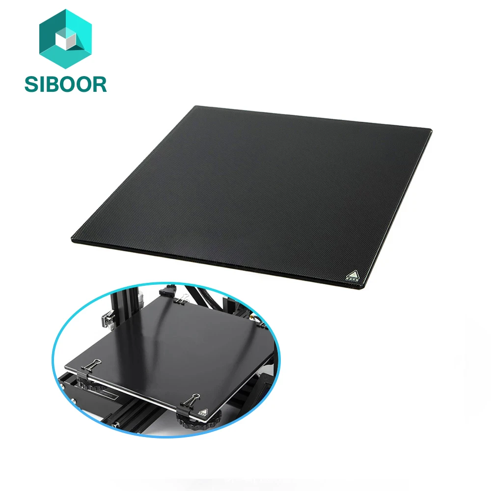 Ender 3 CR10 3D Printer Glass Ultrabase Heated Bed Silicon Build Surface Glass Plate for Creality Ender-3S/Ender-3 Pro Hot Bed for creality ender 3 3d printer glass ultrabase heated bed build surface glass plate for ender 3pro ender 3v2 hot bed 235x235mm