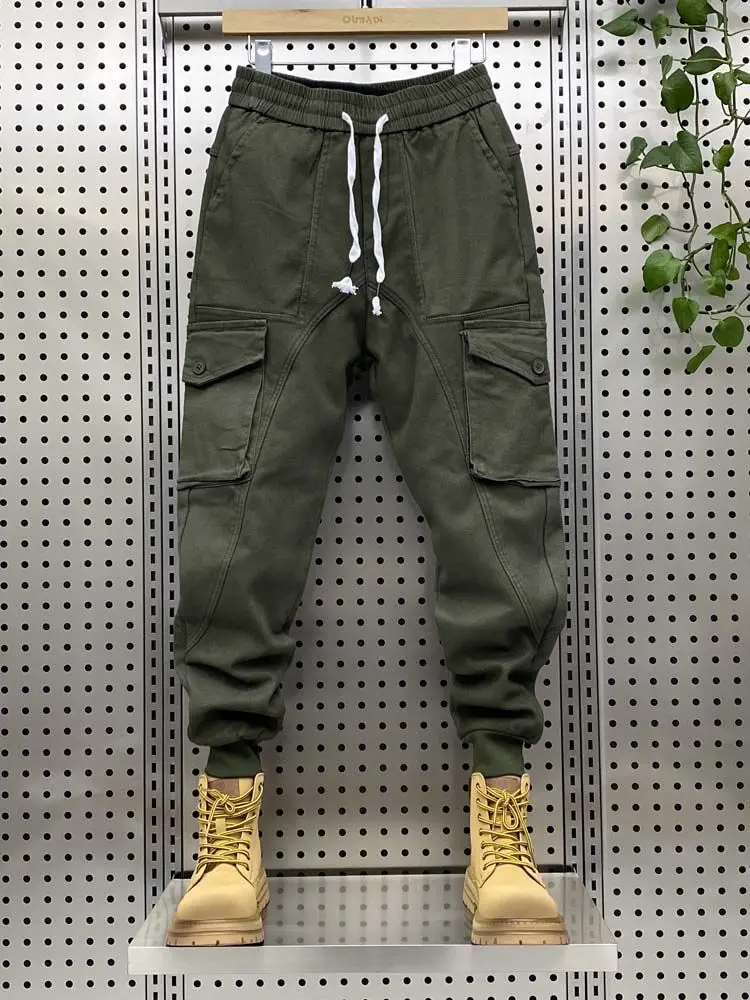 Spring And Autumn Streetwear Cargo Pants Men's Joggers Casual