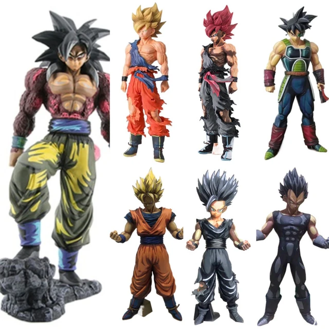 Dragon Ball Z Filho Goku Figura, GK Super Saiyan Filho Goku Action Figure,  PVC Vegeta Coleção Estátua, modelo de brinquedos, 43cm