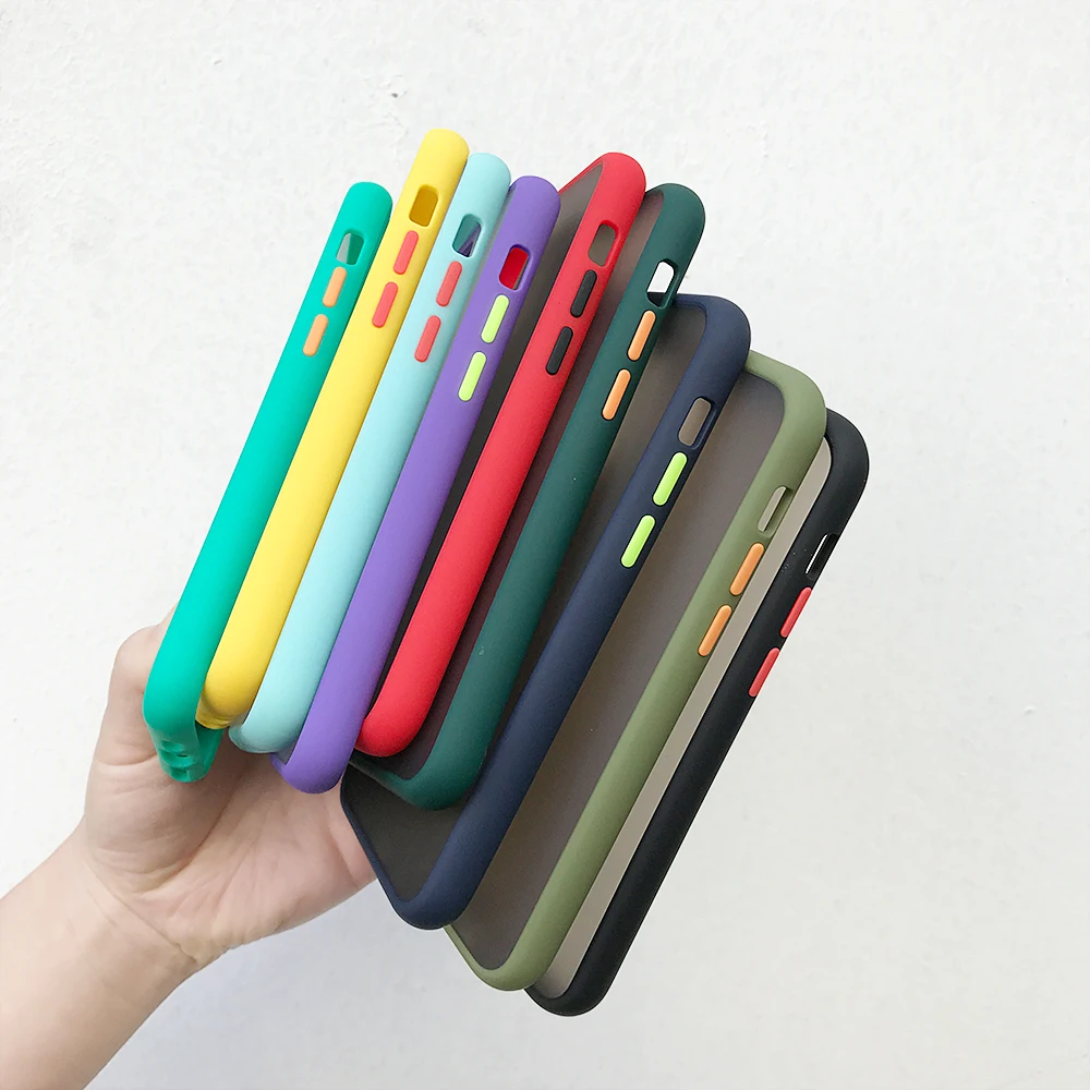 Matte Translucent Hard PC Protective Phone Bumper Case