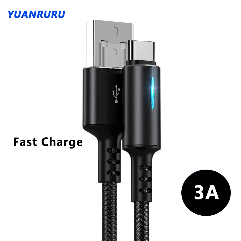 

Кабель USB Type-C с поддержкой быстрой зарядки, 3 А