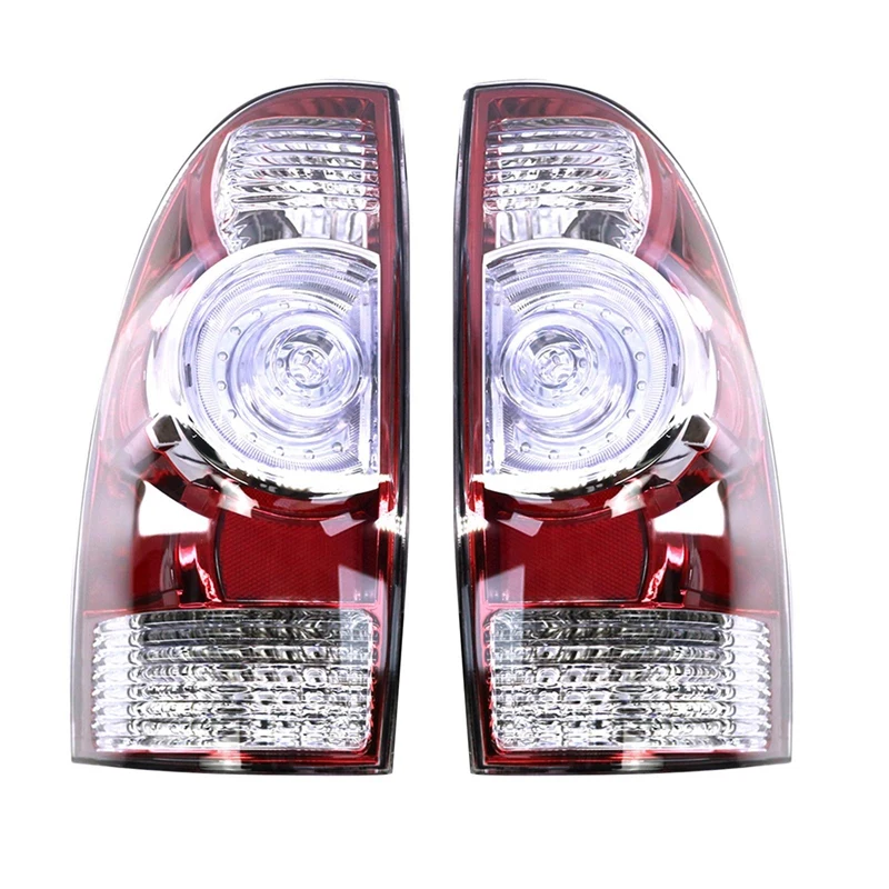 

2Pcs LED Tail Lights Left Right Rear Bumper Lights Assembly Signal Lamp Parts Accessories For Toyota Tacoma Pickup 2005-2015