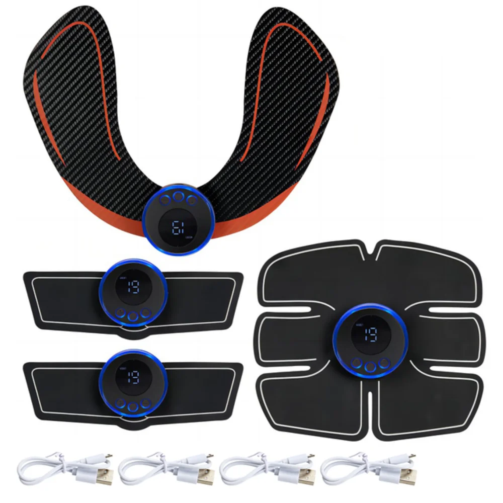 Rechargeable EMS Muscle Stimulator for Fitness and Body Toning