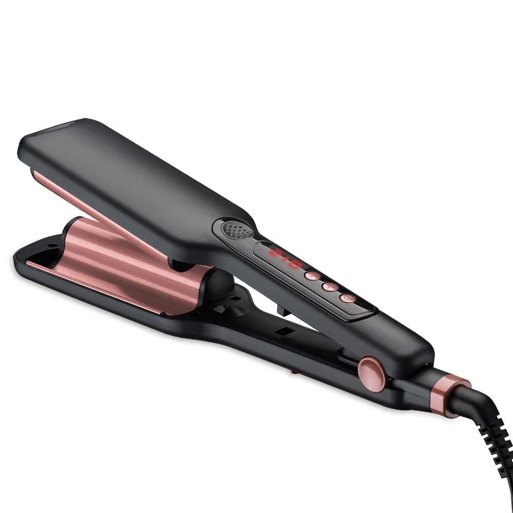 

Hair Curler LCD Temperature Intelligent temperature control roll bar curling iron ceramic rollers hairdressing tools