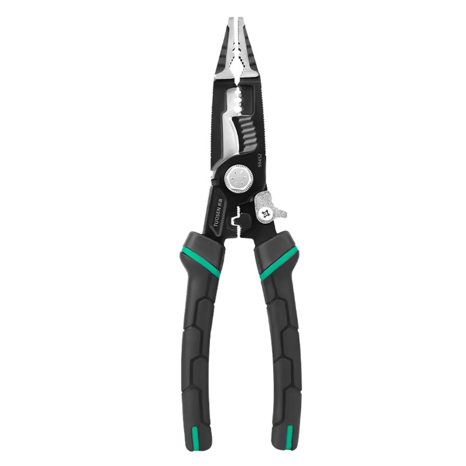 

9 In 1 Hand Tool Crimping Tool Sharp-nosed Peeling Pliers Electrician Special Tool Multi-function Wire Stripper Cutter Pliers