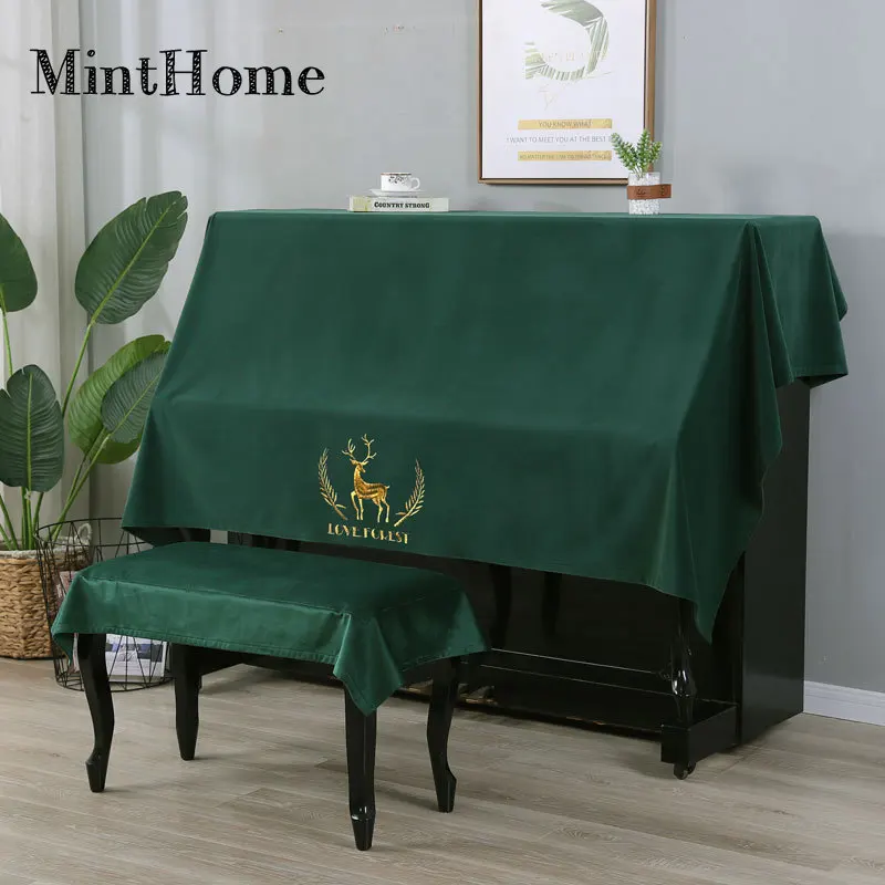 Copertura Per Pianoforte In Stile Europeo E Americano Mezza Polvere E Copertura Completa Pastorale Semplice Moda Sgabello Per Pianoforte Nordico Coper