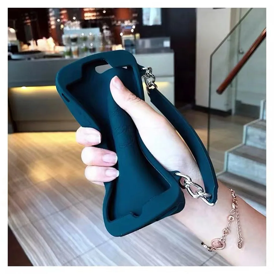 Luxury Women Wallet Case For iPhone 15 14 13 12 Mini 11 Pro XR XS Max 7 8 Plus SE 2020 Card Pocket Soft Cover with Lanyard Strap