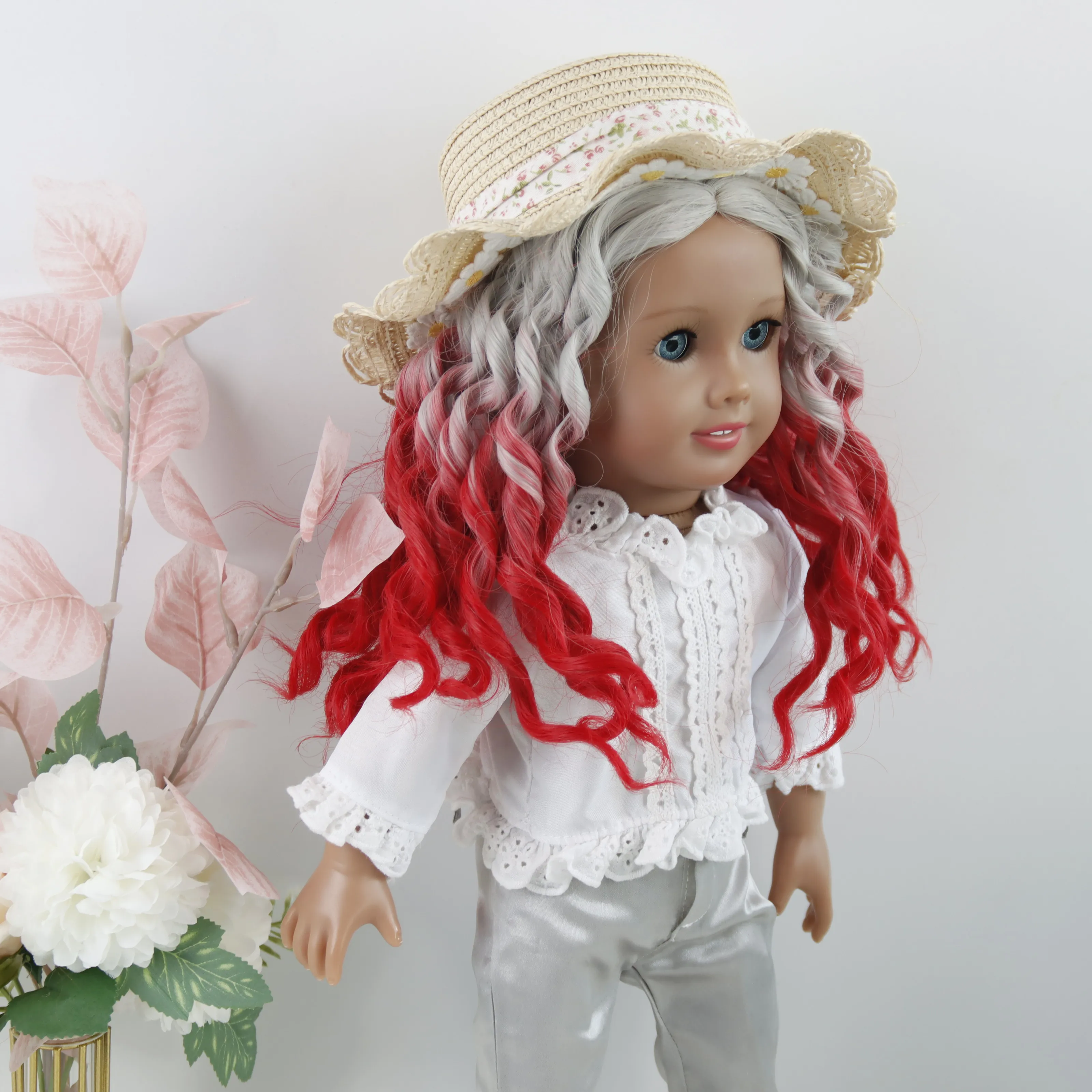 Best Deal for AIDOLLA Doll Wigs for 18'' American Dolls, Girls Gift Heat