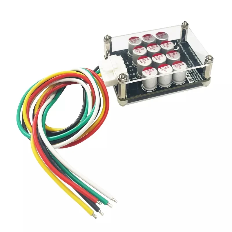 Audio Equalizer 4S 5A Cluster Equalizer Active BMS Board Lithium Battery Lifepo4 Battery Equalizer With Case+Terminal Wire